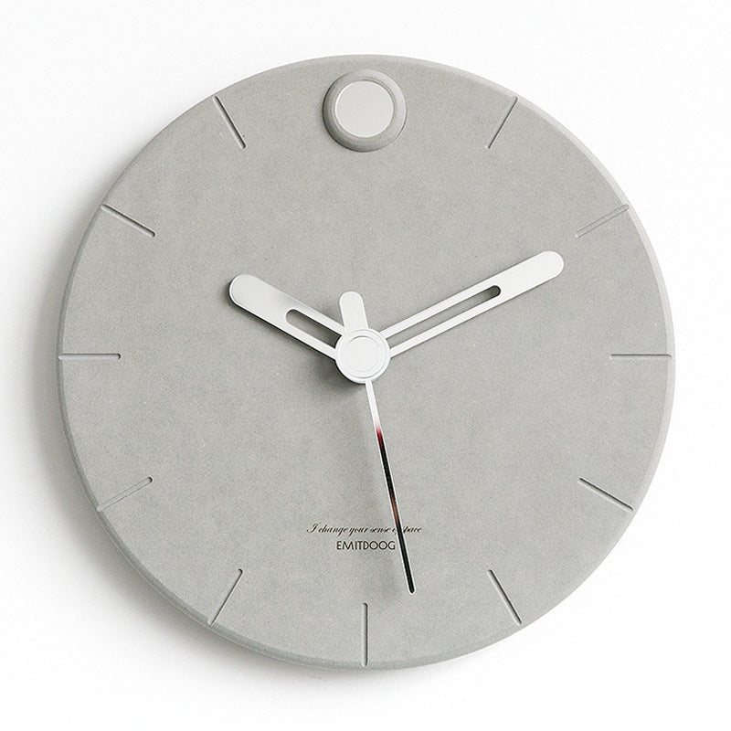 EMITDOOG Point Gray Wall Clock