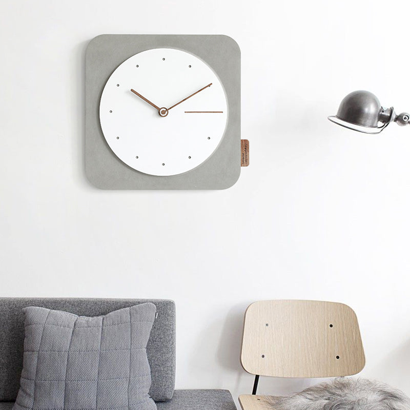 EMITDOOG Minimalist Square Wall Clock