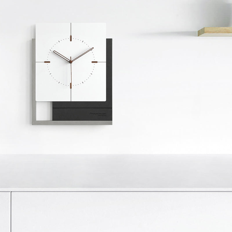 EMITDOOG Minimalist Square Simple Wall Clock