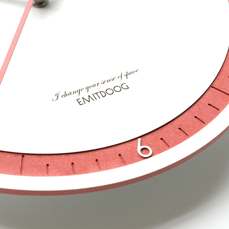 EMITDOOG Round Point Wall Clock