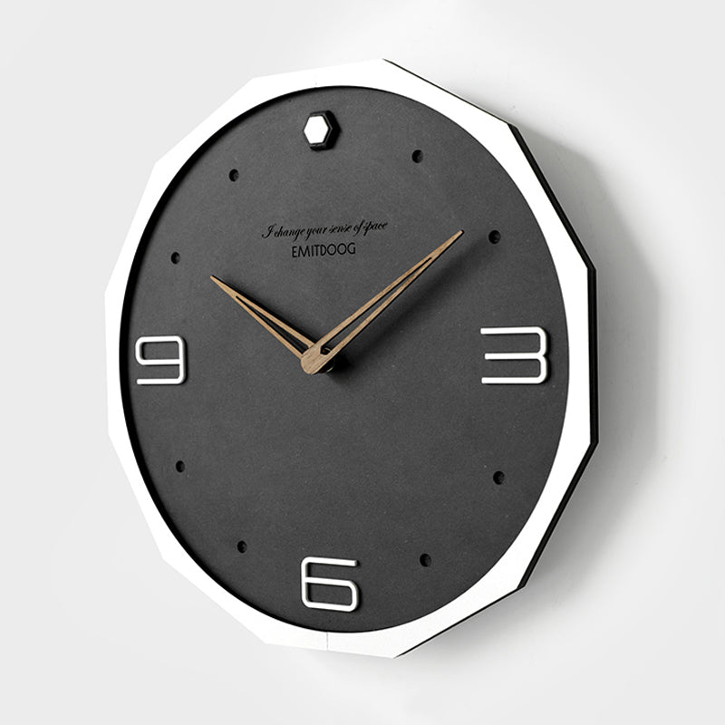 EMITDOOG Incessant Polygon Wall Clock