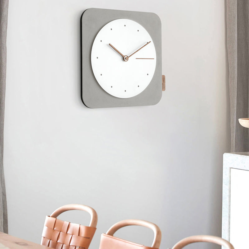 EMITDOOG Minimalist Square Wall Clock