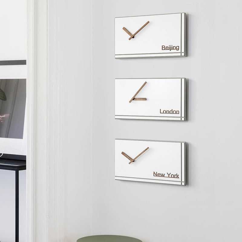 EMITDOOG Longitude Minimalist Wall Clock