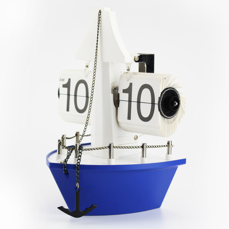 Explorer Ship Flip Clock