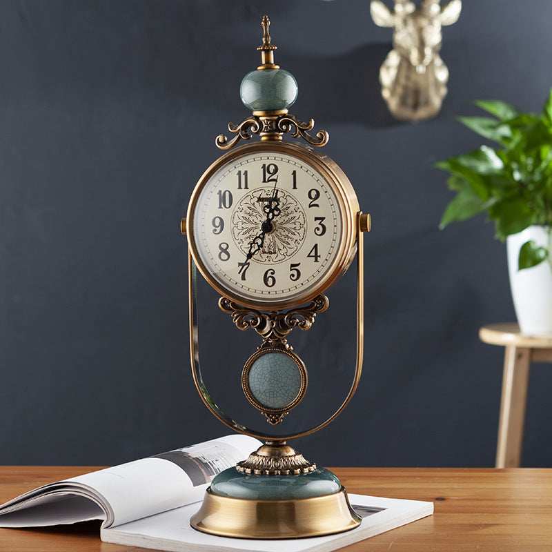 Runa Armen Prír Copper Ceramic Pendulum Clock