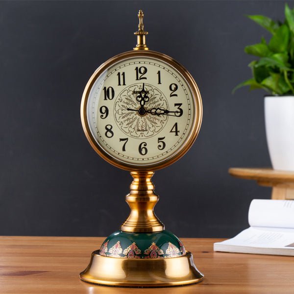 Runa Armen Fjórir Copper Ceramic Metalic Clock | European-style home ...