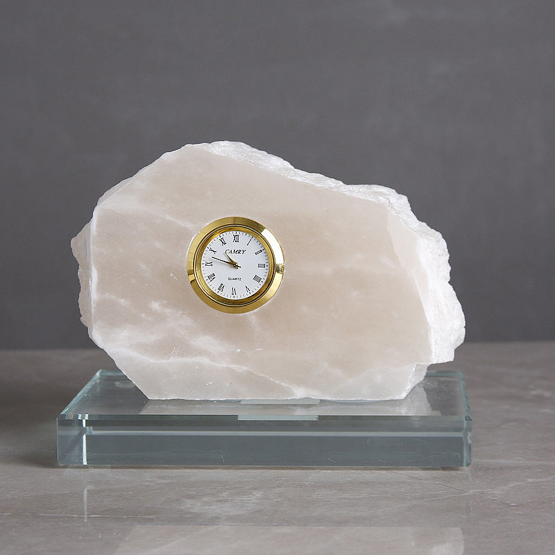 Camry Luxury Spar Crystal Clock