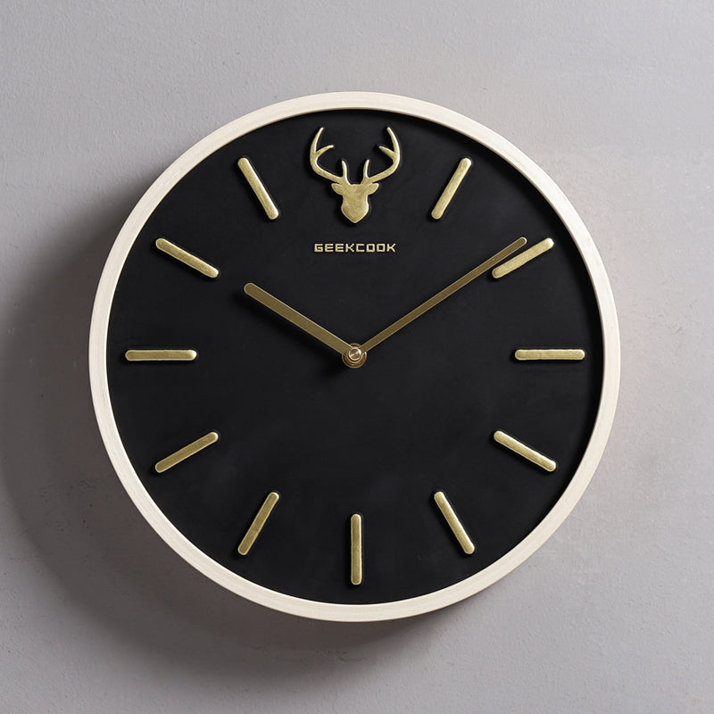Geekcook Nordic Tolf 12 Inch Wall Clock