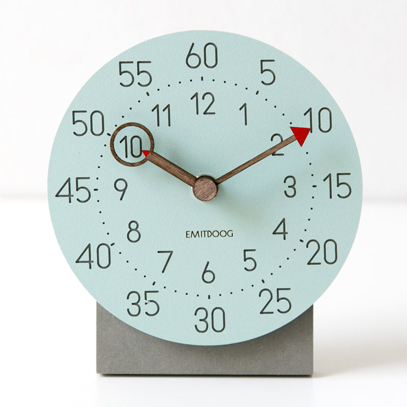 EMITDOOG Schedule Minimalist Desk Clock