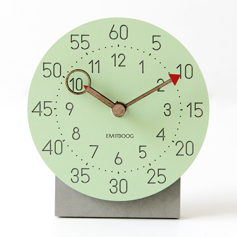 EMITDOOG Schedule Minimalist Desk Clock