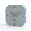 EMITDOOG Square Minimalist Forescoler Clock