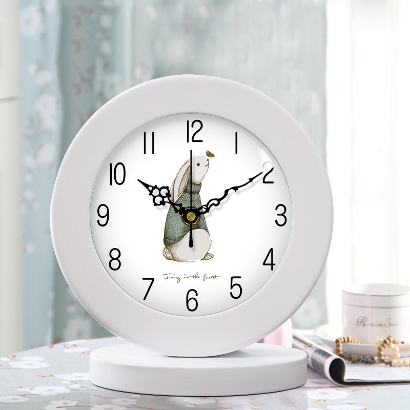 Duffaisda White Wooden Clock