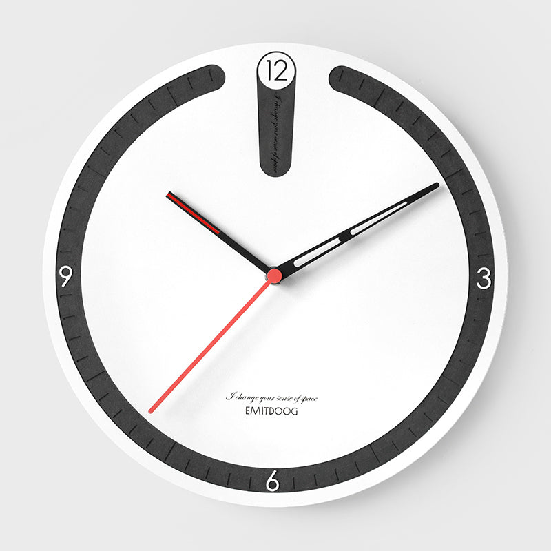 EMITDOOG Round Point Wall Clock