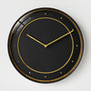 EMITDOOG Minimalist Gold Ring Wall Clock