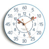 EMITDOOG Time Educator Wall Clock