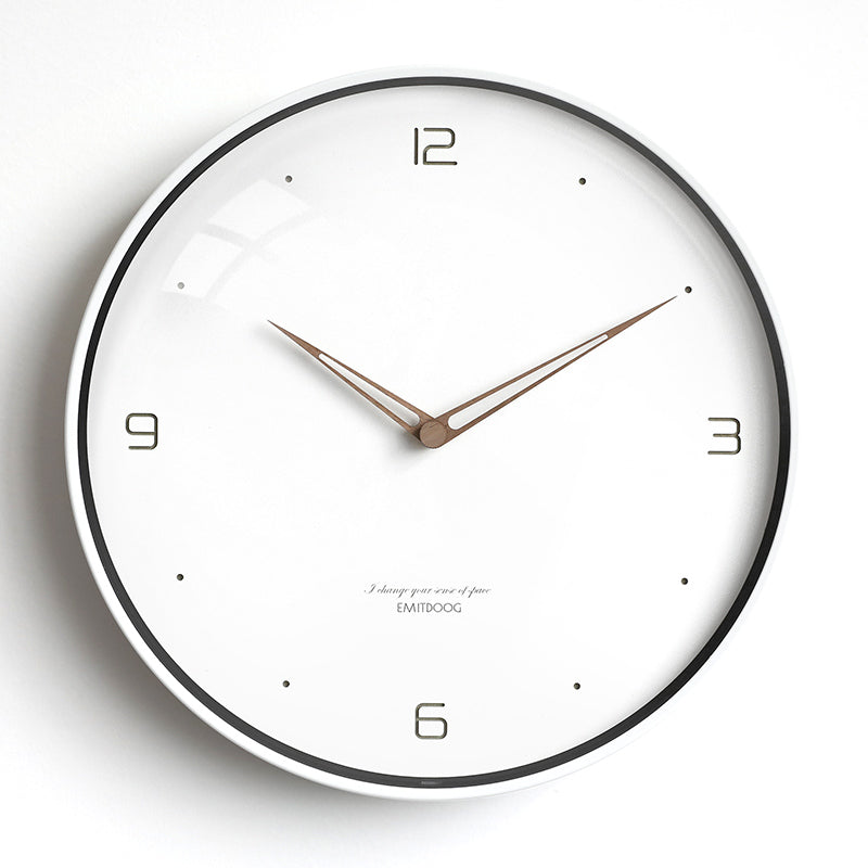 EMITDOOG Classic Glass 14&quot; Wall Clock
