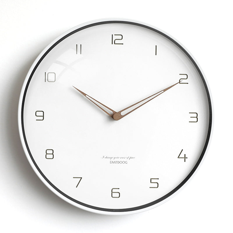 EMITDOOG Classic Glass 14&quot; Wall Clock