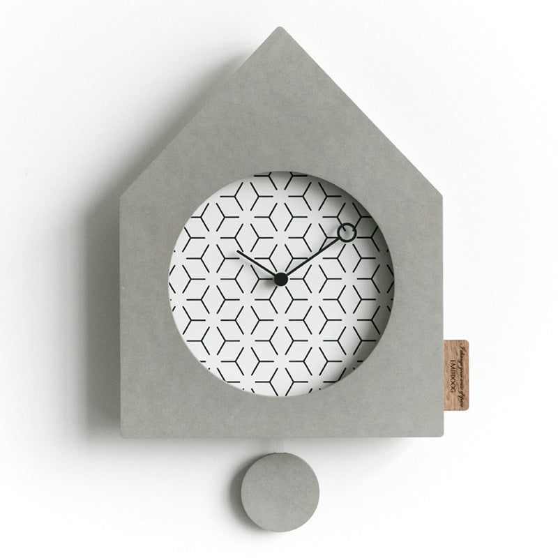 EMITDOOG Cozy Home Pendulum Wall Clock