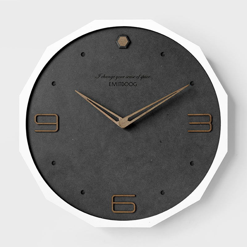EMITDOOG Incessant Polygon Wall Clock
