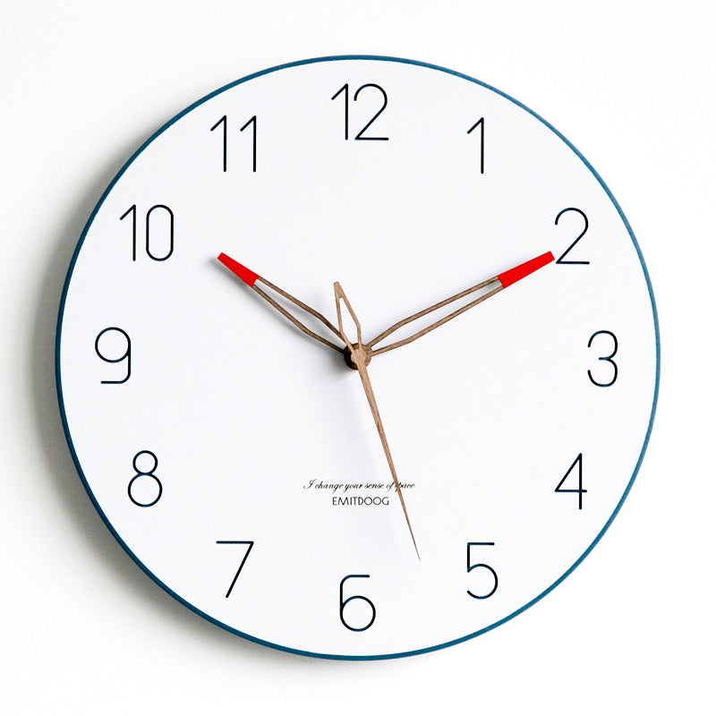 EMITDOOG Color Border 12" Wall Clock