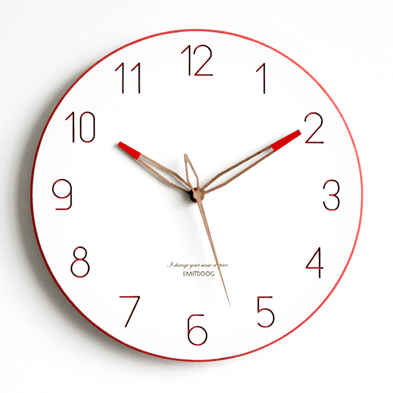 EMITDOOG Color Border 12" Wall Clock