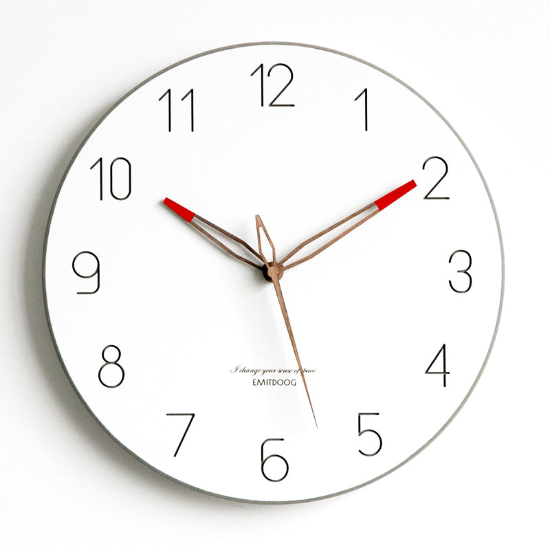 EMITDOOG Color Border 12" Wall Clock