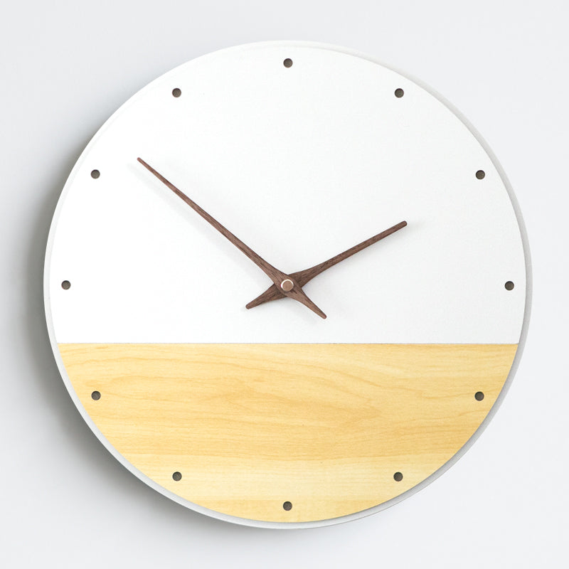 EMITDOOG Japanese Wooden Wall Clock