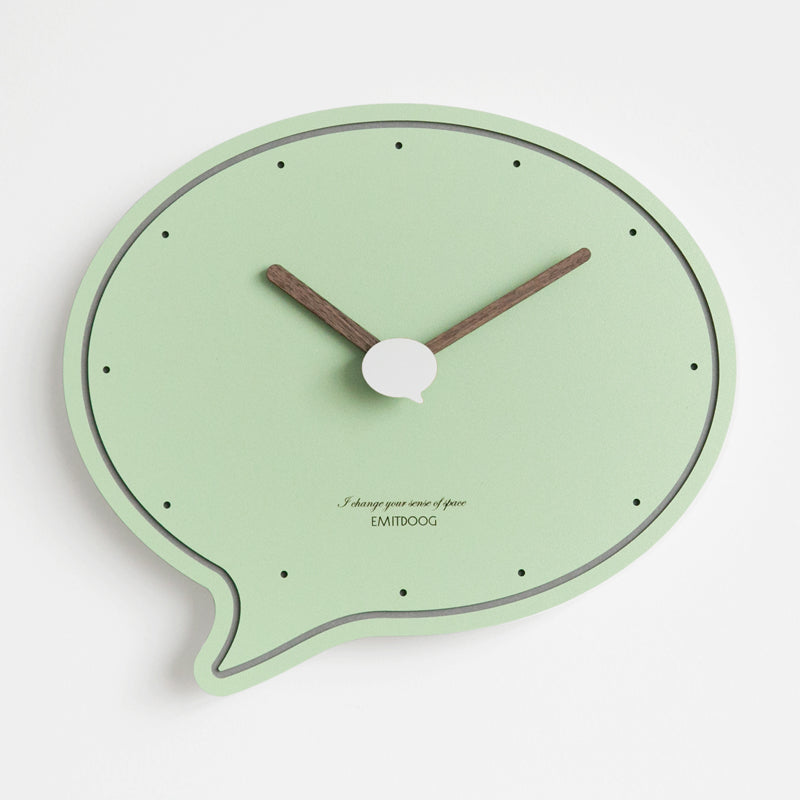 EMITDOOG Speech Bubble Wall Clock
