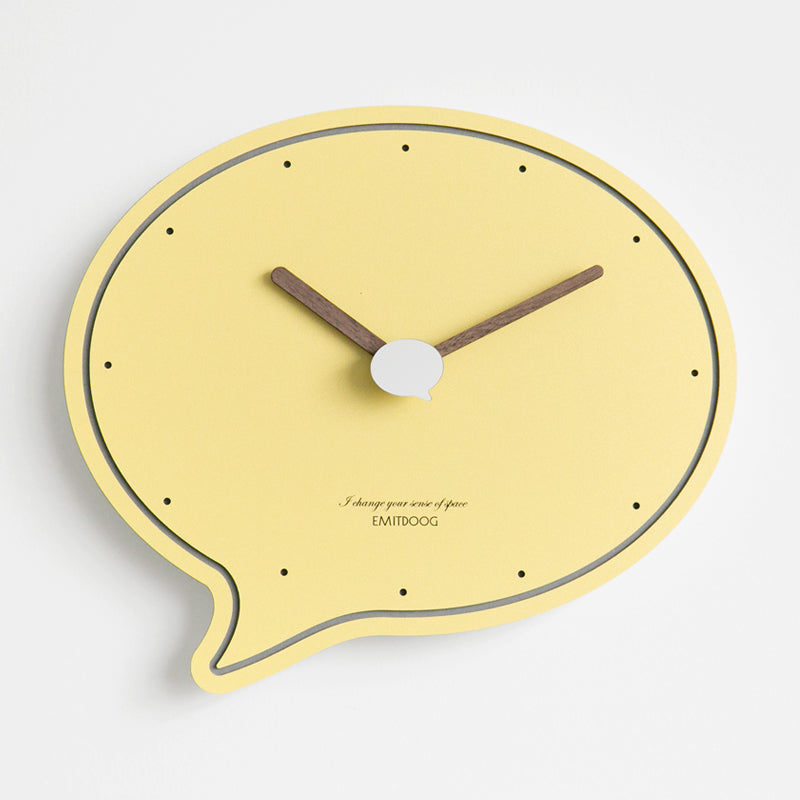 EMITDOOG Speech Bubble Wall Clock