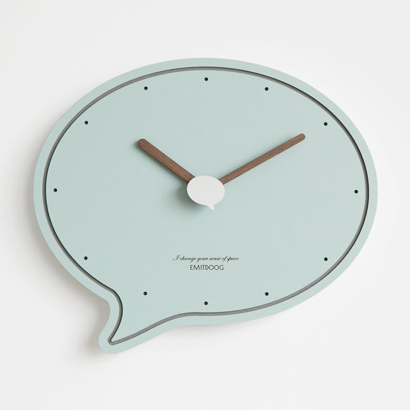 EMITDOOG Speech Bubble Wall Clock