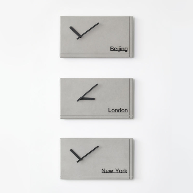 EMITDOOG Longitude Minimalist Wall Clock