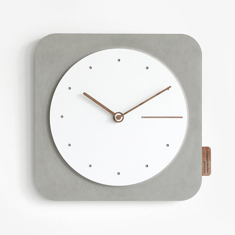 EMITDOOG Minimalist Square Wall Clock