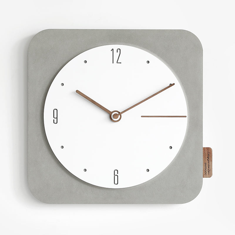 EMITDOOG Minimalist Square Wall Clock