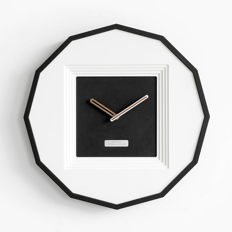 EMITDOOG Minimlist Polygonal Wall Clock