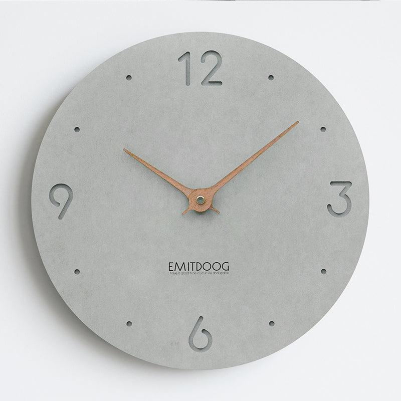 EMITDOOG Gray 12&quot; Wall Clock