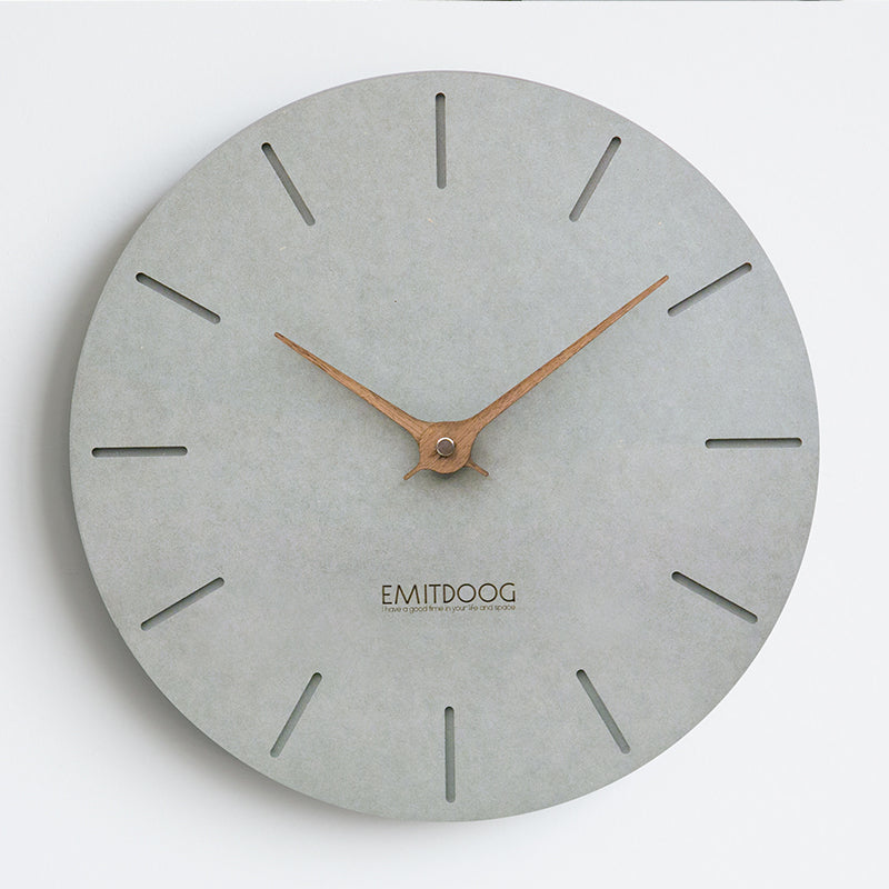 EMITDOOG Gray 15&quot; Wall Clock