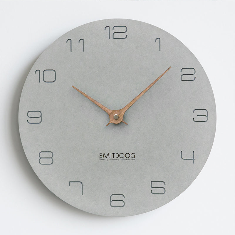 EMITDOOG Gray 12" Wall Clock