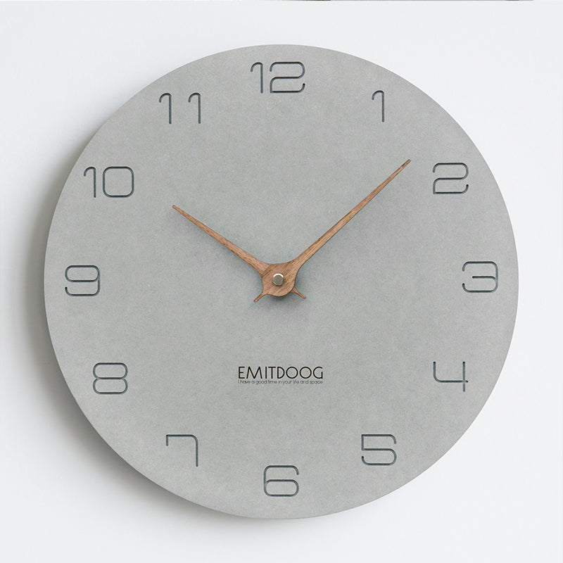 EMITDOOG Gray 15" Wall Clock