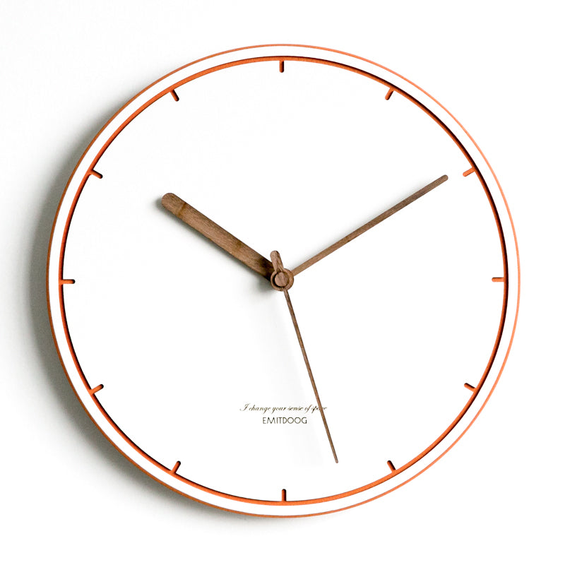 EMITDOOG Color Circle Line Wall Clock