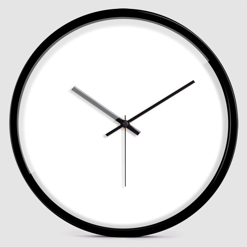 Hicat White Simple Clock