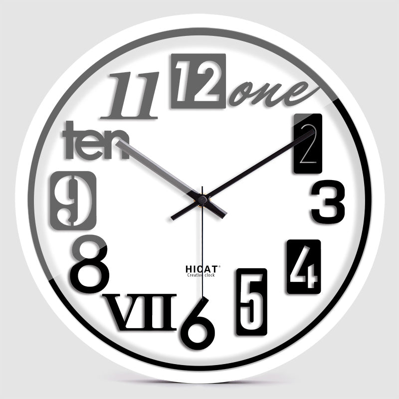 Hicat Variant Code Wall Clock