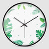 Hicat Garden Green Leaves Wall Clock