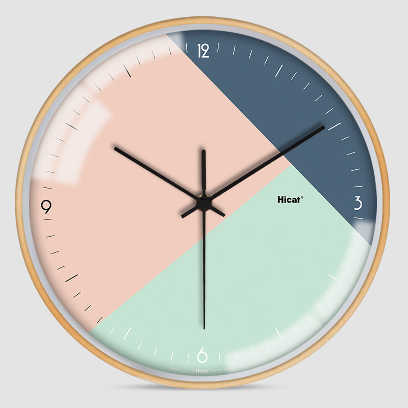 Hicat Geometry Sweet Color Wall Clock