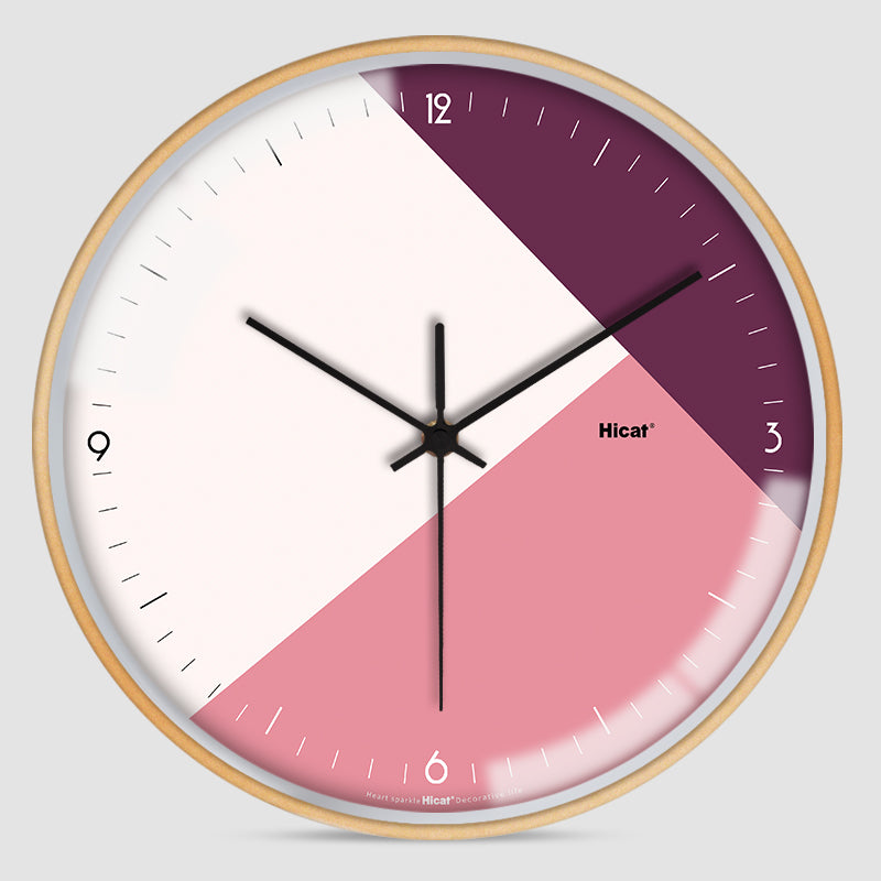 Hicat Geometry Sweet Color Wall Clock