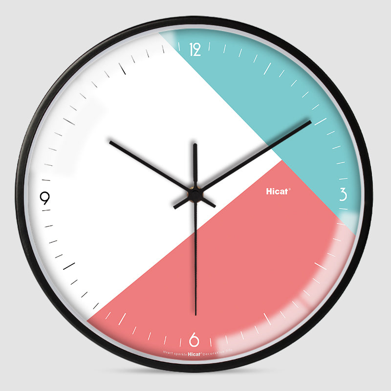 Hicat Geometry Sweet Color Wall Clock