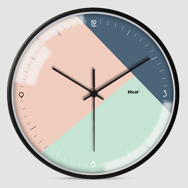 Hicat Geometry Sweet Color Wall Clock