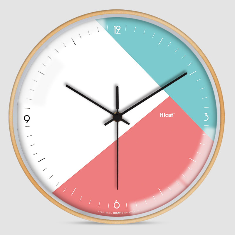 Hicat Geometry Sweet Color Wall Clock
