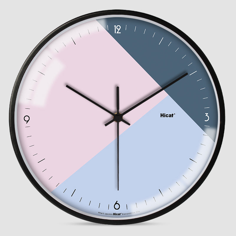 Hicat Geometry Sweet Color Wall Clock