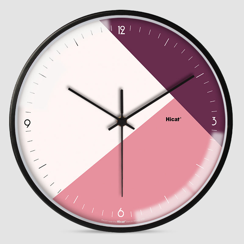 Hicat Geometry Sweet Color Wall Clock