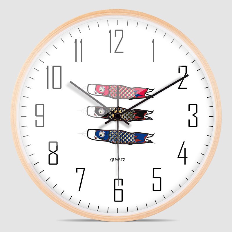 Hicat Japanese Koinobori Wall Clock